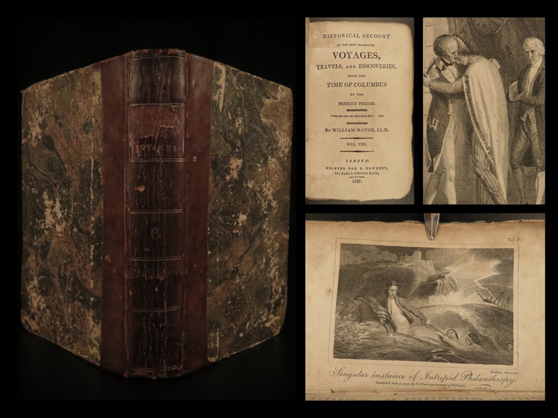 1797 1ed VOYAGES in AFRICA Slavery Sierra Leone: 1797 1ed VOYAGES in AFRICA Slavery Sierra Leone Mandingo MONKEYS Portlock Dixon William Mavors Historical Account of the Most Celebrated Voyages is one of the best and most thorough collections of rep