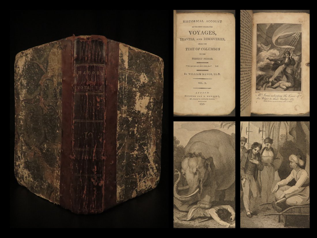 1797 1ed VOYAGES & SHIPWRECKS Byron Anson Wager Mutiny: 1797 1ed VOYAGES & SHIPWRECKS Byron Anson Wager Mutiny Maldives Halsewell Mavor William Mavors Historical Account of the Most Celebrated Voyages is one of the best and most thorough collections of rep