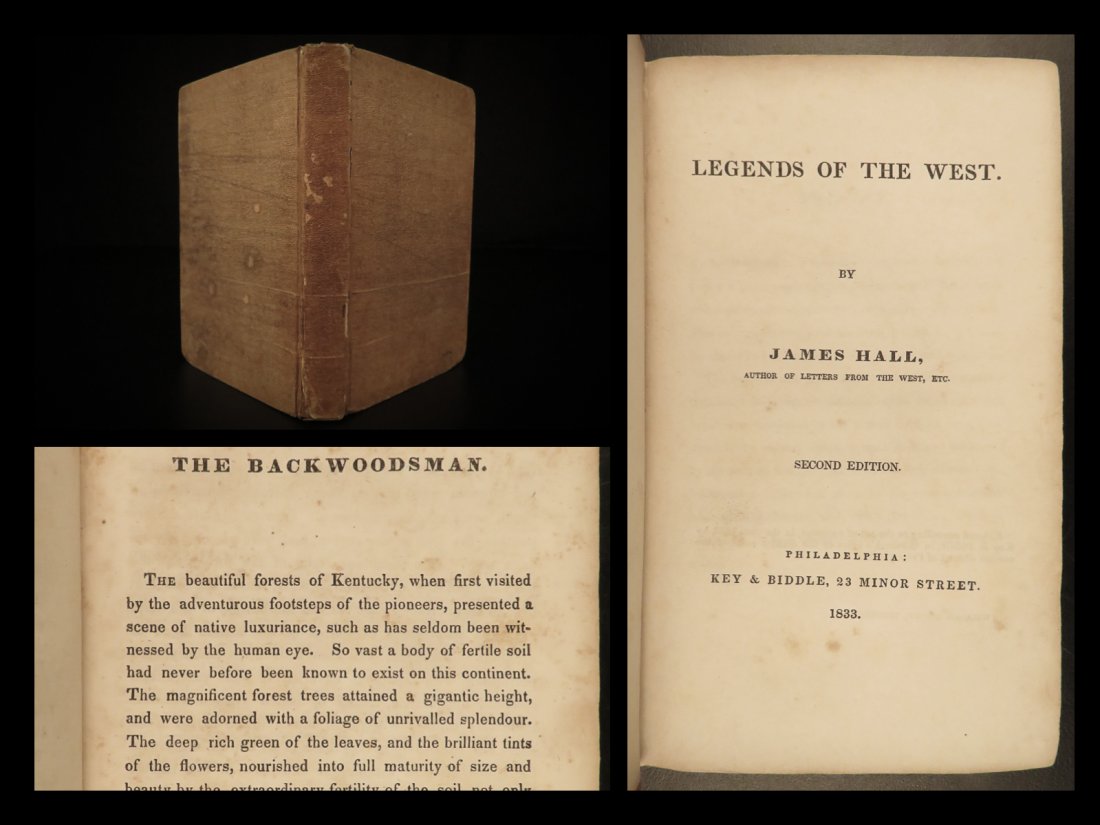 1833 Legends of West American Tall-Tales Folklore (1 of 10)