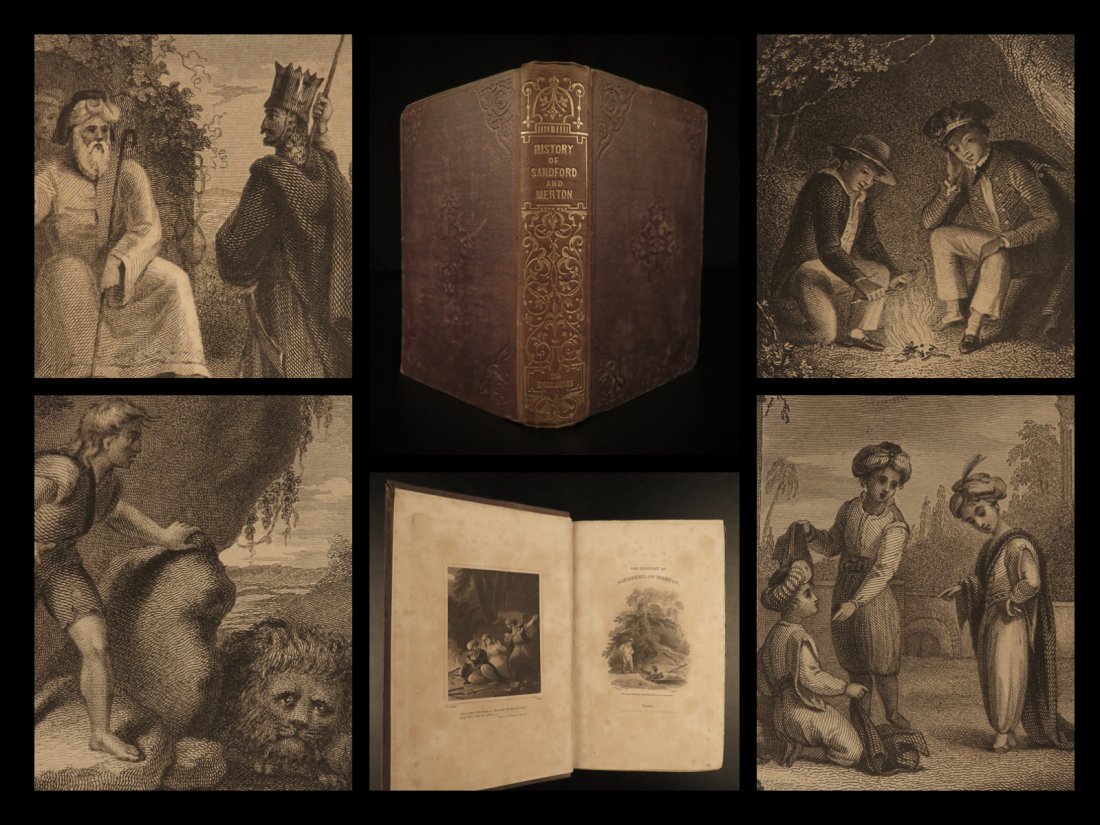 1847 Thomas Day History of Sandford & Merton English: 1847 Thomas Day History of Sandford & Merton English Illustrated Childrens Lit Thomas Days History of Sandford and Merton was one of the best-selling and most popular childrens books from the late 18t