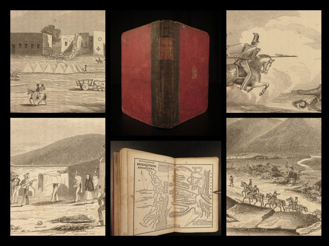 1847 1ed  Mexican-American War Zachary Taylor Battle (1 of 10)