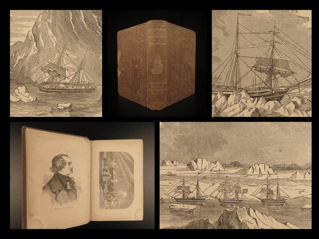 1857 1ed Arctic Explorations Voyages Kane Grinnell: 1857 1ed Arctic Explorations Voyages Kane Grinnell Parry McClure Illustrated Smucker Samuel Smucker was a notable 19th-century historian who published a variety of biographical works on American and e