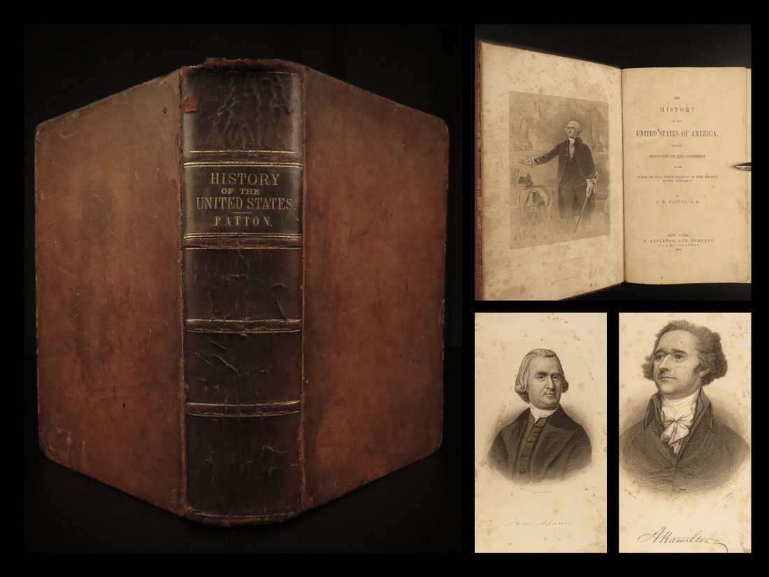 1860 1st ed United States America Indians Voyages SALEM: 1860 1st ed United States America Indians Voyages SALEM WITCHCRAFT Plymouth Jacob Pattons â€œHistory of the United States” is a rare, mid-19th-century history of America from its discovery a