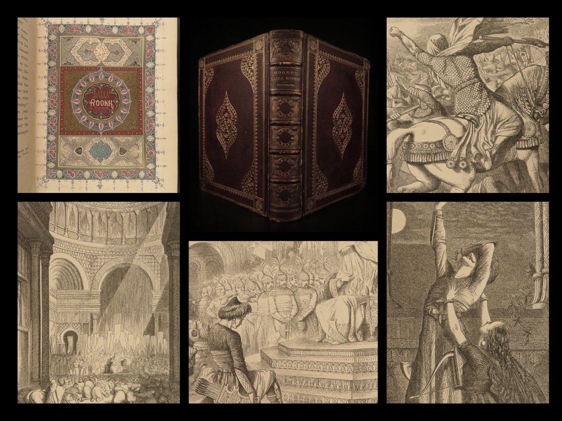 1861 BEAUTIFUL Lalla Rookh Mughal INDIA Thomas Moore: 1861 BEAUTIFUL Lalla Rookh Mughal INDIA Thomas Moore Poetry Persian Romance Lalla Rookh is a famous story by Irish author Thomas Moore. The story follows a heroine named Lalla Rookh and her life as th