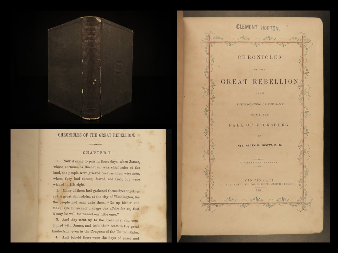 1864 Memphis Tennessee Confederate Civil War Vicksburg (1 of 10)