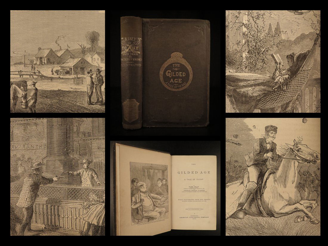 1874 The Gilded Age Mark Twain American Politics (1 of 10)