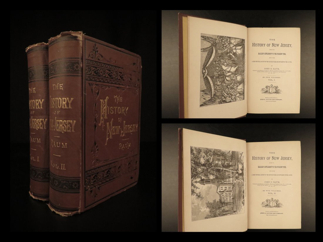 1877 1ed New Jersey History America INDIANS (1 of 10)