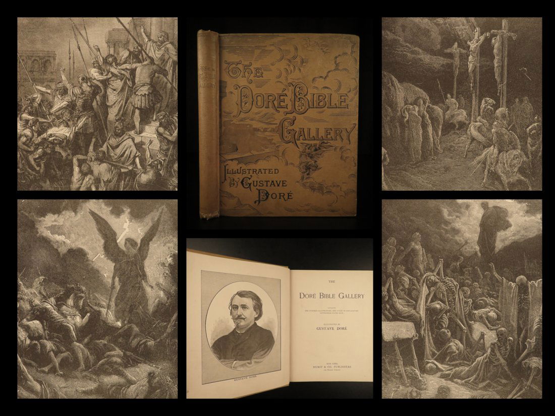 1880 BIBLE Gallery Gustave Dore ART Illustrated (1 of 10)