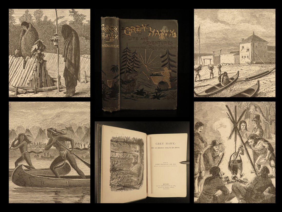 1883 John Tanner Ojibwe Tribe INDIANS Grey Hawk (1 of 10)