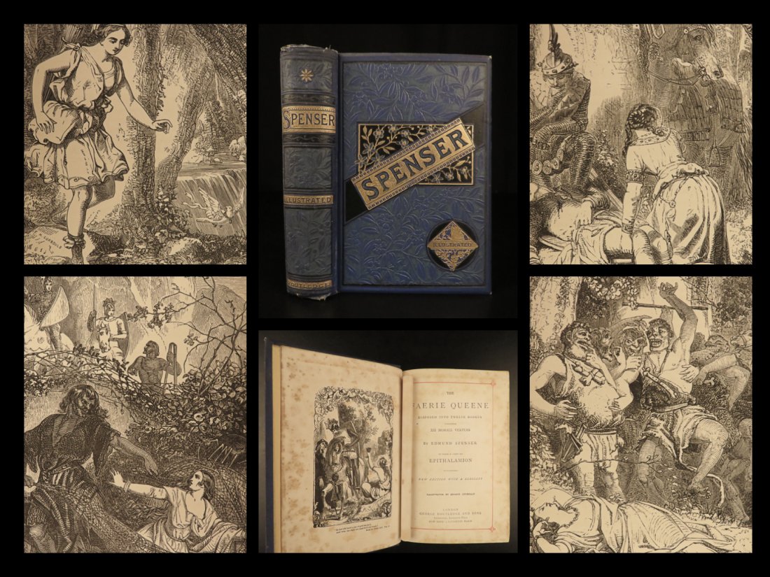 1886 Faerie Queene by Edmund Spenser Fairy Queen Tudor: 1886 Faerie Queene by Edmund Spenser Fairy Queen Tudor Fantasy Elizabeth I â€œFor there is nothing lost, that may be found, if sought.” â€• Edmund Spenser, The Faerie Queene Edmund Spen