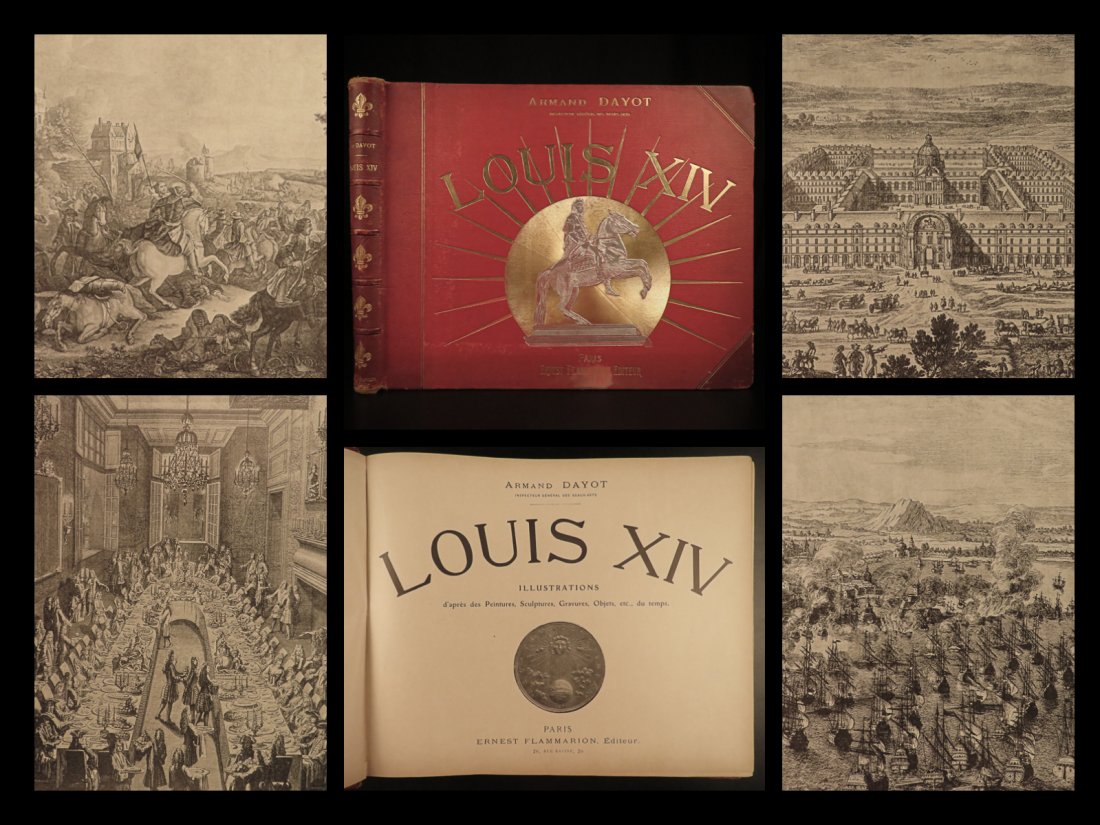 1909 HUGE Louis XIV King of France Illustrated Portrait: 1909 HUGE Louis XIV King of France Illustrated Portraits ART Medals Dayot â€œThere is little that can withstand a man who can conquer himself.” â€• King Louis XIV of France Louis XIV wa