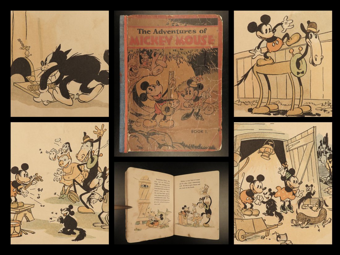 1931 Mickey Mouse 1ed Adventures Walt DISNEY (1 of 10)