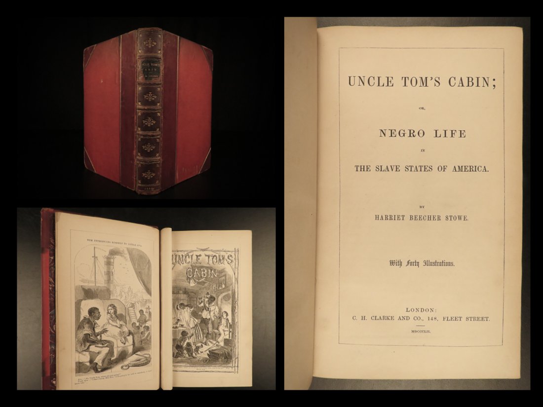 1852 EARLY UK ed Uncle Toms Cabin Illustrated Beecher (1 of 10)