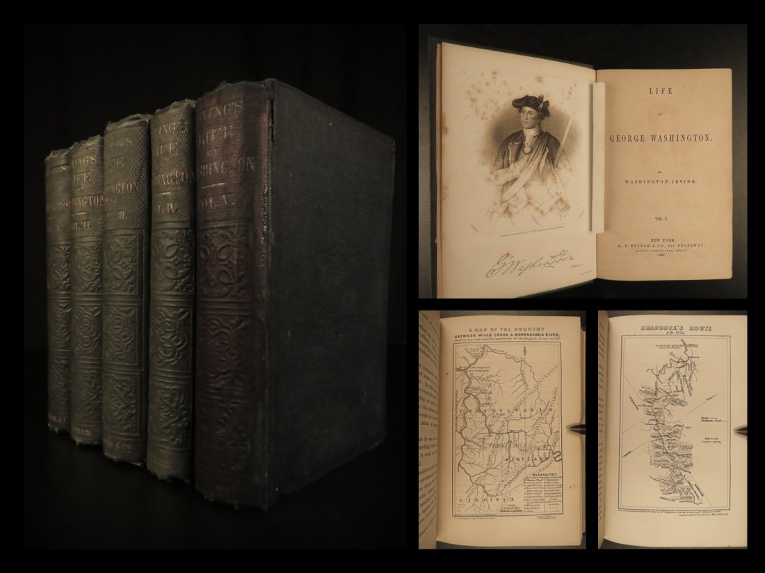 1856 1ed Life of George Washington by Washington Irving (1 of 10)
