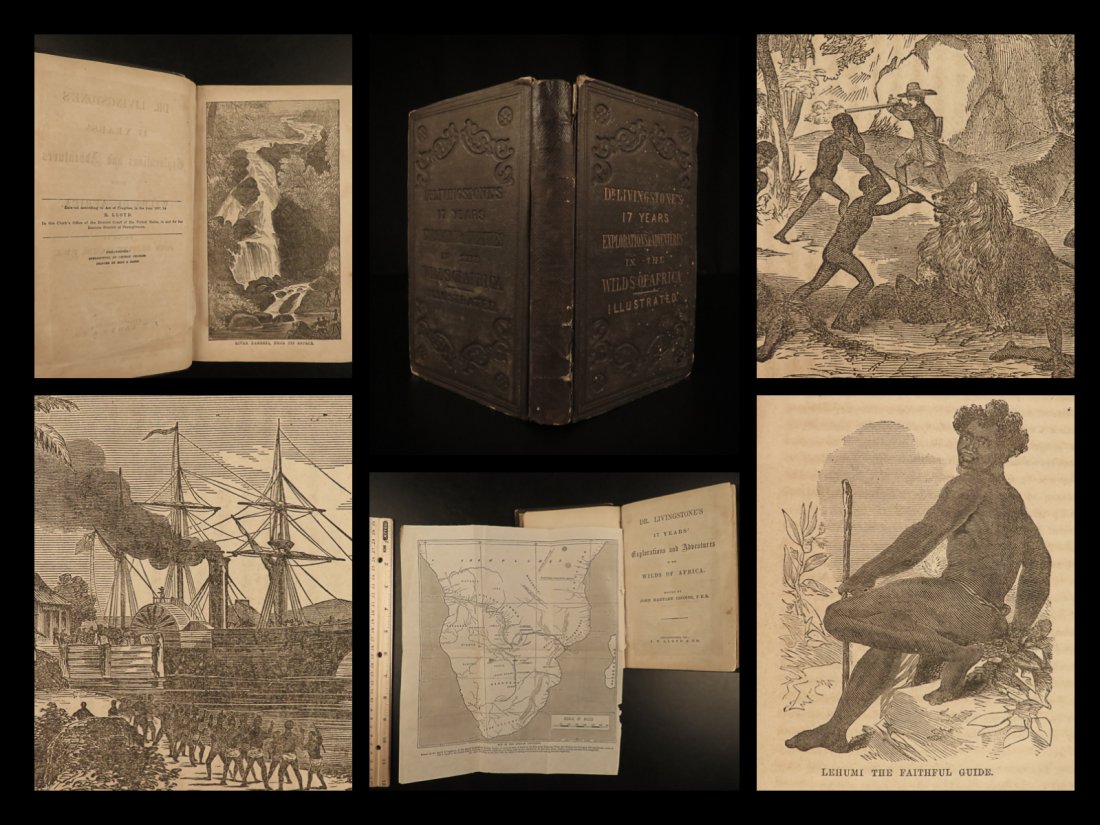 1857 1ed David Livingstone 17 Years Exploration (1 of 10)