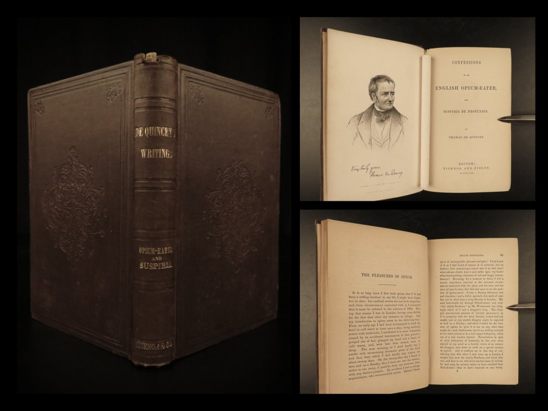 1859 Confessions of an English Opium-Eater de Quincey (1 of 10)