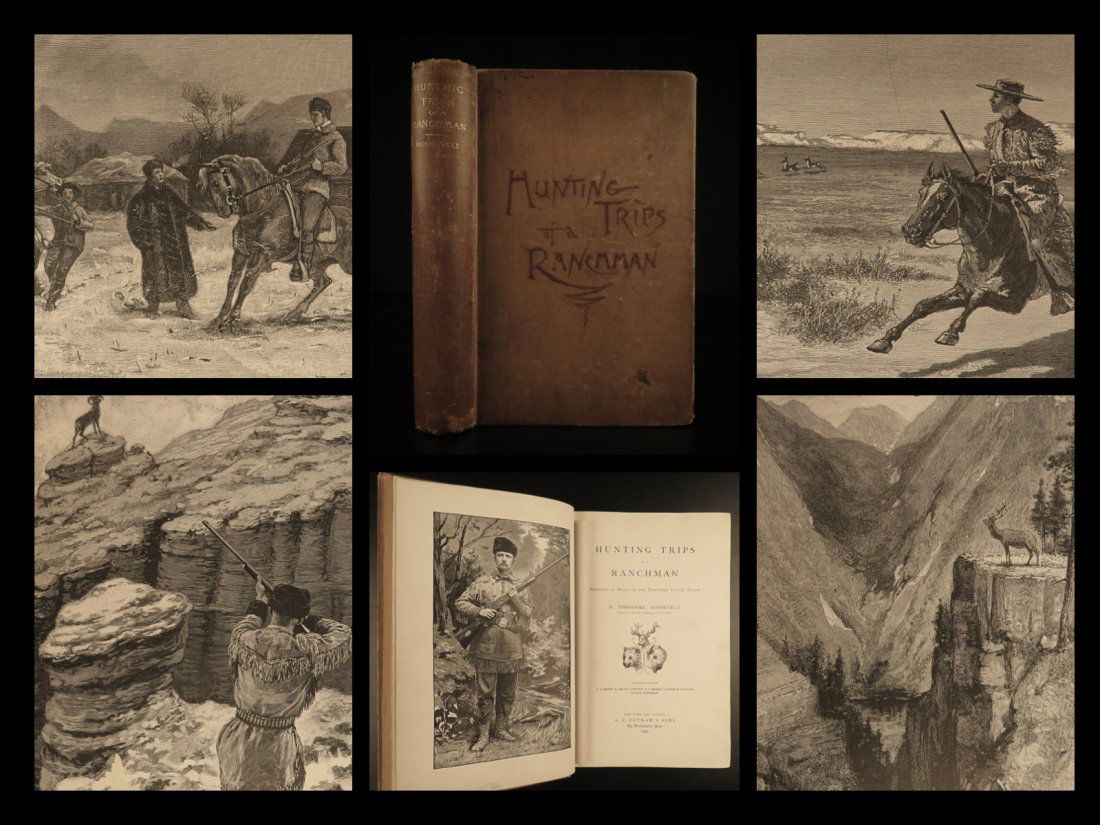 1891 Theodore Roosevelt HUNTING Trips Big Game Sport (1 of 10)