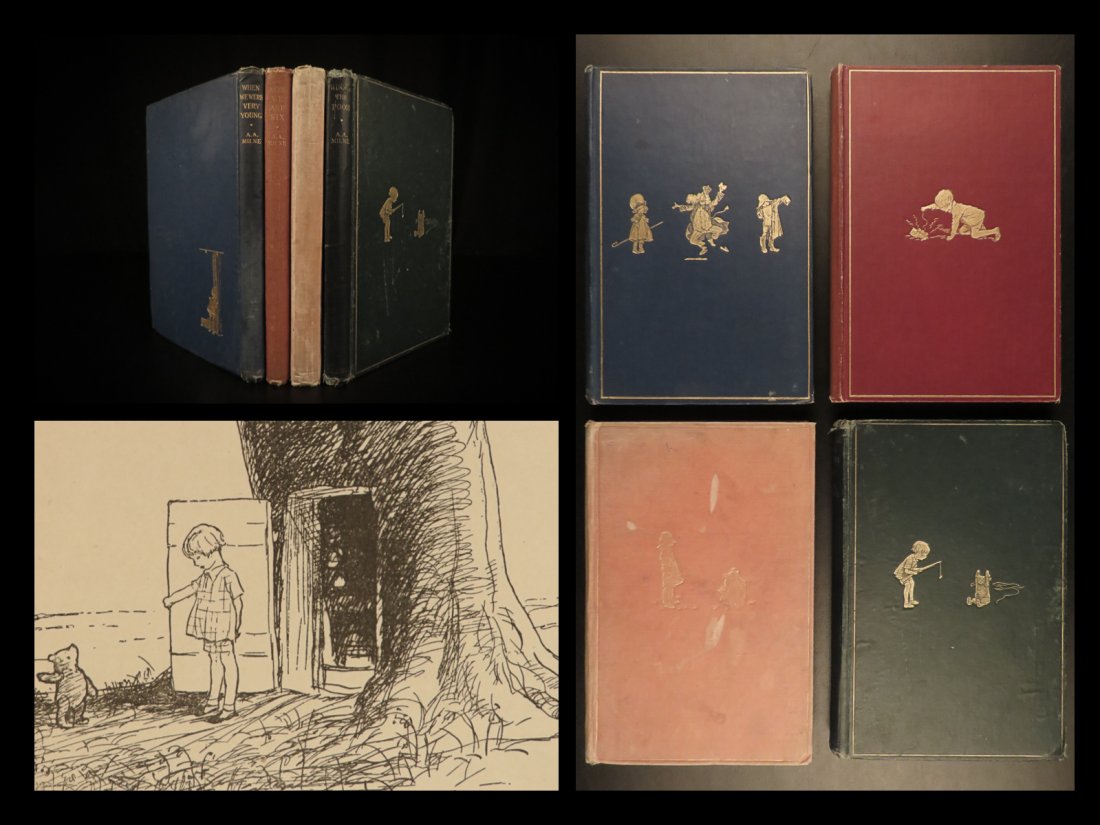 1925 1st ed Winnie the Pooh AA Milne Illustrated (1 of 10)