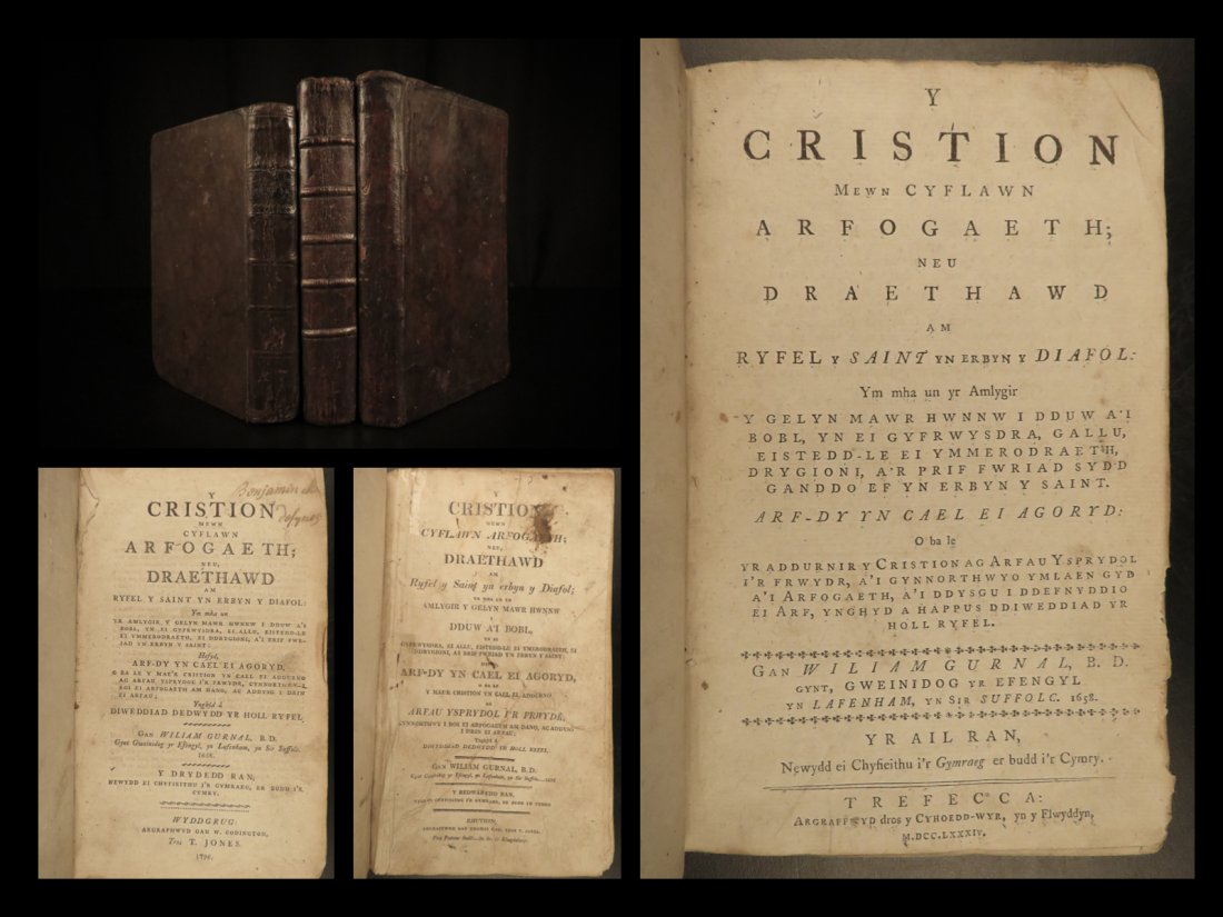 1784 Christian in Complete Armor Gurnall WELSH Demon (1 of 10)