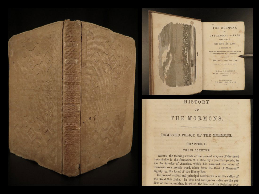 1856 Mormons Latter-Day Saints Mormonism Gold Rush Utah (1 of 10)