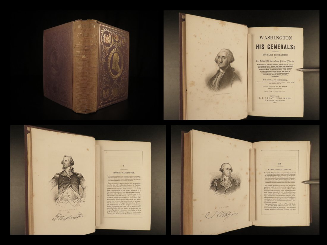 1865 George Washington & Generals American Revolution (1 of 10)