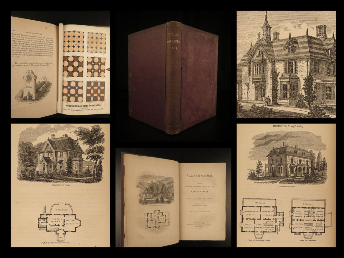 1872 American Architecture Villas and Cottages Home (1 of 10)