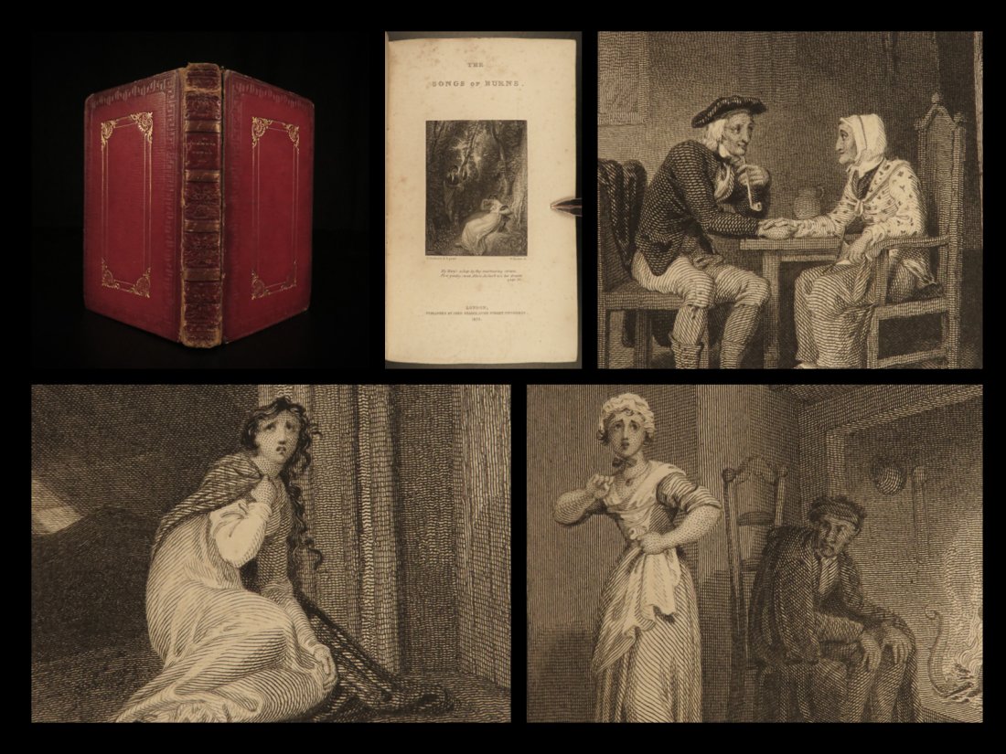 1824 Robert Burns Songs Works Scottish Poetry Scotland (1 of 10)