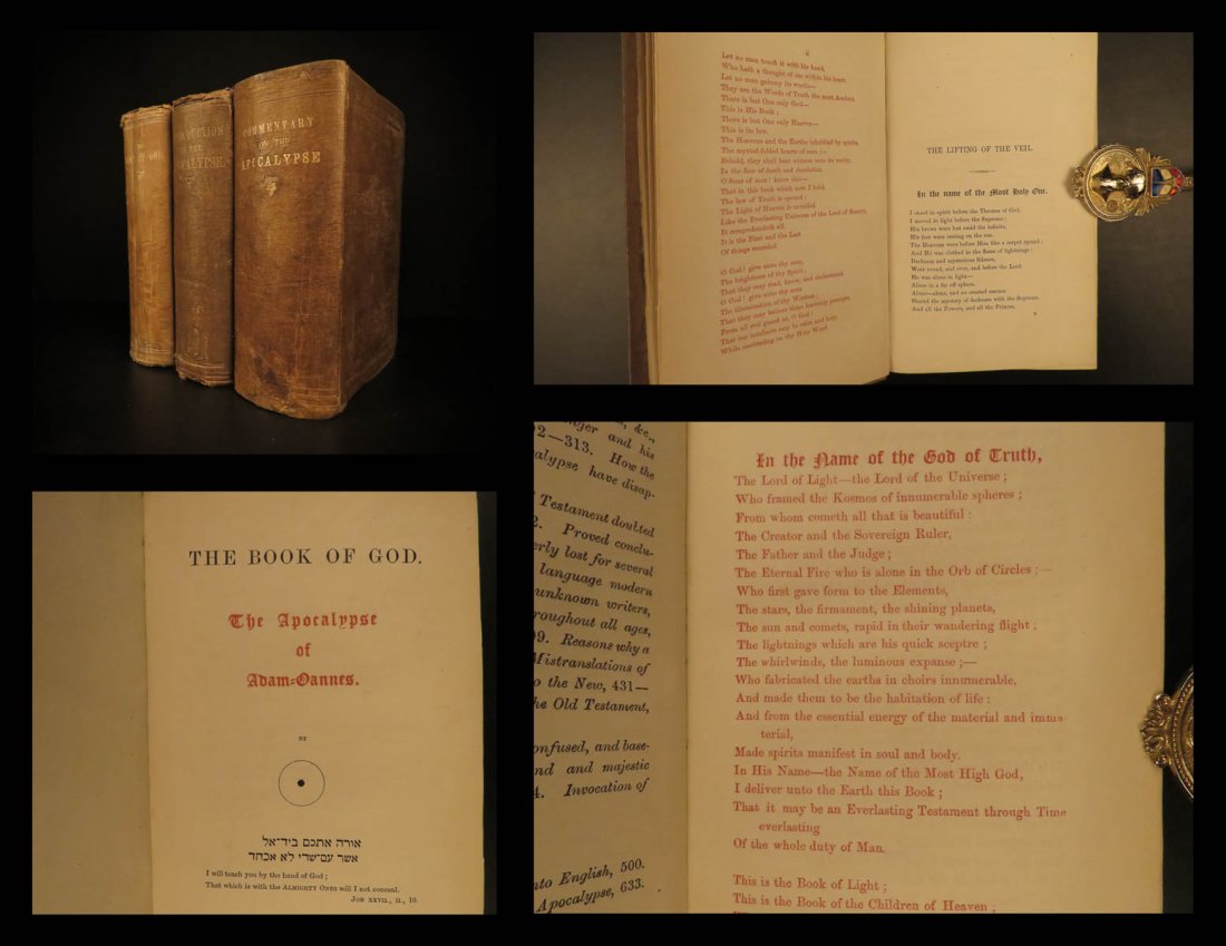 1867 1st Esoteric Occult Book of God Kenealy Apocalypse (1 of 10)