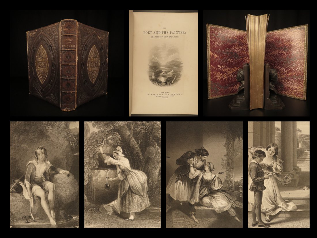 1868 Poet and the Painter Famous Poems Lord Tennyson (1 of 10)