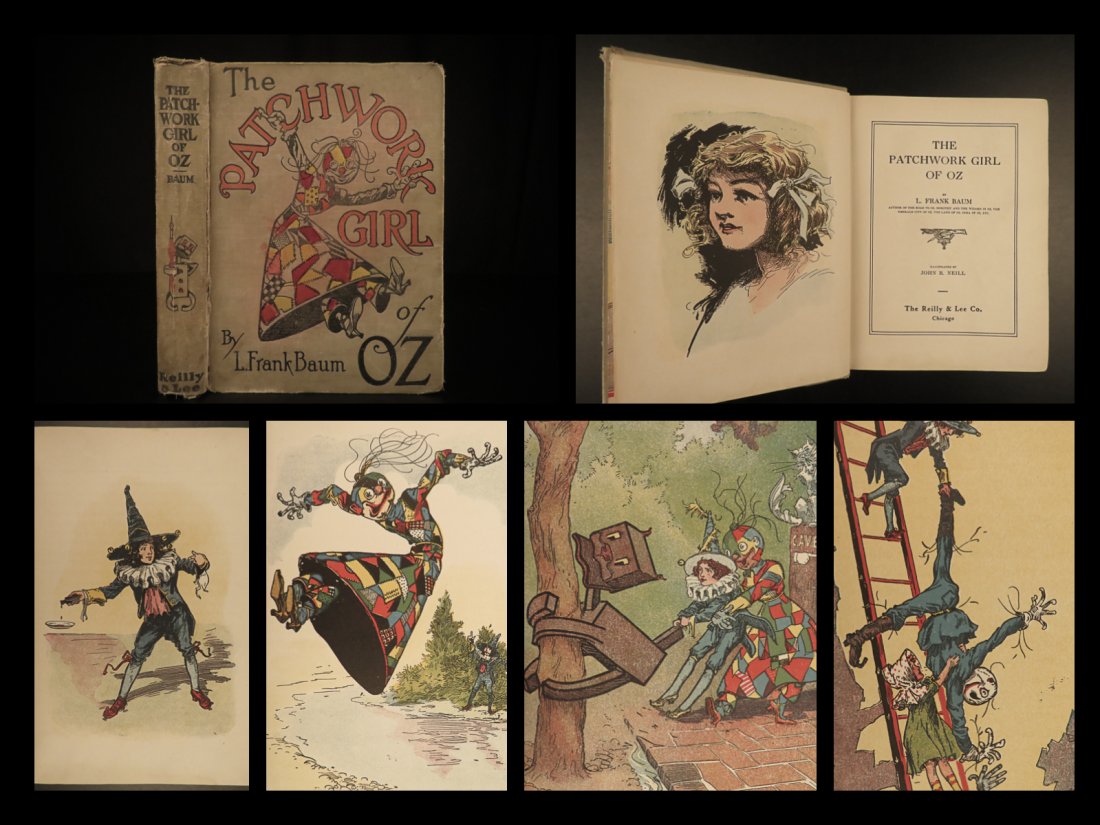 1913 1ed Patchwork Girl of Oz L Frank Baum Wizard of Oz: 1913 1ed Patchwork Girl of Oz L Frank Baum Wizard of Oz Illustrated Classic Were off to see the wizard, the wonderful Wizard of Oz!” L Frank Baums timeless classic The Wizard of Oz was published