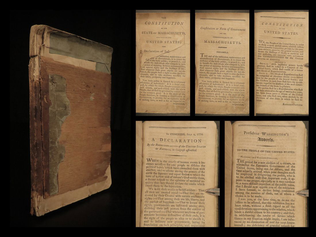 1805 US CONSTITUTION Declaration of Independence (1 of 10)