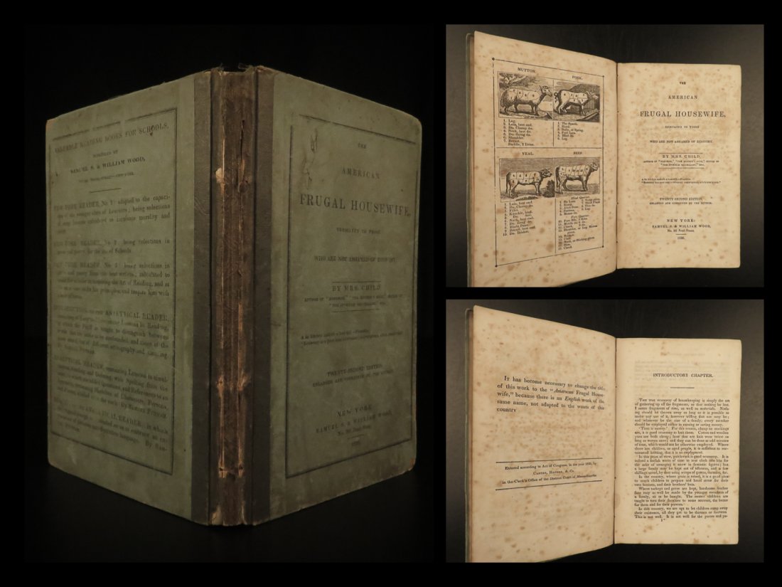 1838 American COOKING Frugal Housewife Soap Recipes (1 of 10)