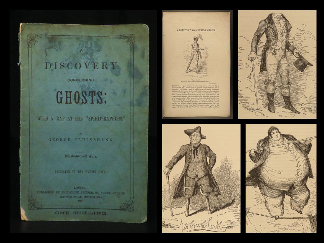 1863 GHOSTS 1ed Discovery Ghouls Occult Spirits George (1 of 10)