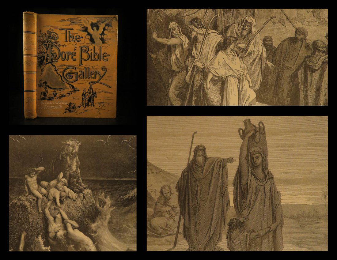 1880 Dore Bible Gallery Illustrated Gustave Dore ART (1 of 10)