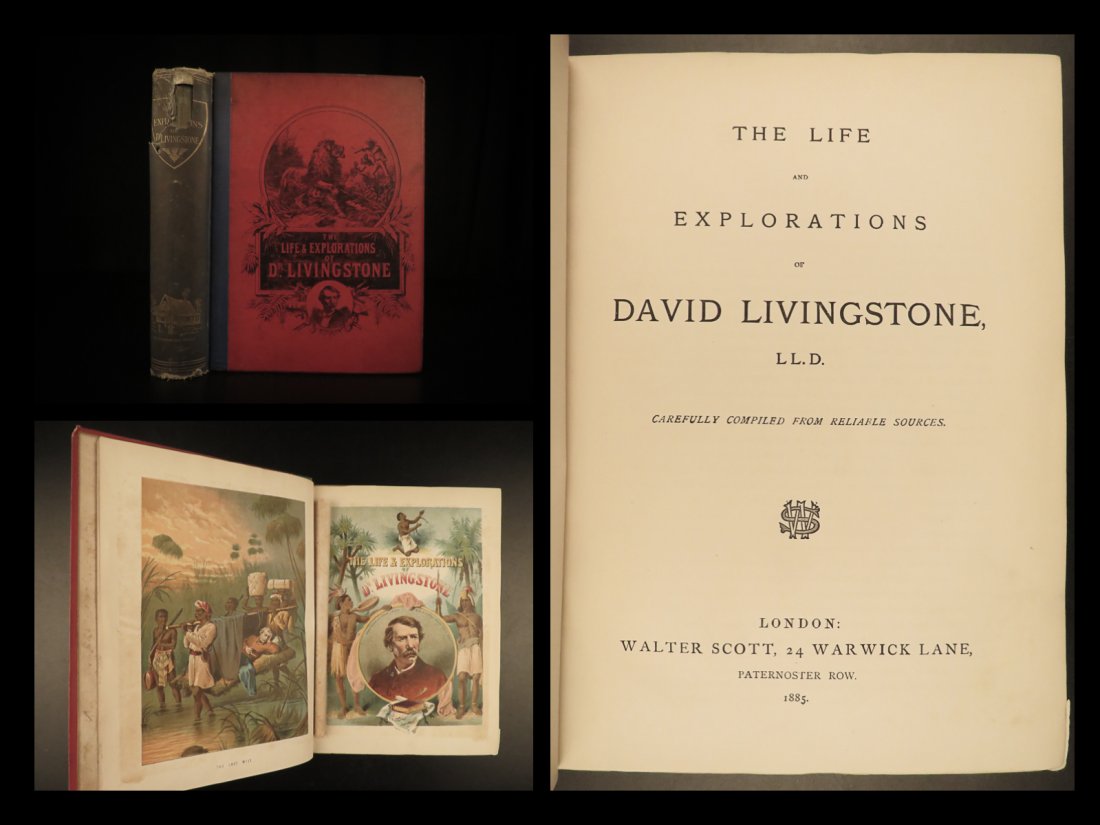 1885 Life of David Livingstone Africa Missionary Voyage: 1885 Life of David Livingstone Africa Missionary Voyages Illustrated Robertson David Livingstone was a Scottish medical missionary known for his exploration in South Africa and ministry to local tribe