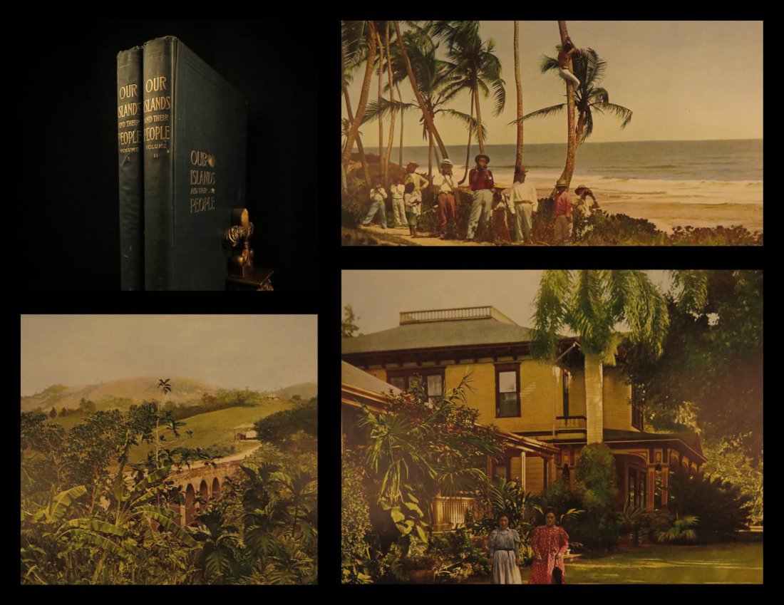 1899 HAWAII Our Islands & People Philippines Puerto: 1899 HAWAII Our Islands & People Philippines Puerto Rico Caribbean Cuba HUGE SET â€œOur Islands and Their People” is a fine, late 19th-century history of iconic islands of the world, those i