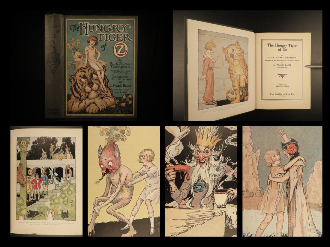 1926 1ed Hungry Tiger of OZ by Ruth Thompson: 1926 1ed Hungry Tiger of OZ by Ruth Thompson Illustrated Wizard of Oz Fantasy Were off to see the wizard, the wonderful Wizard of Oz!” This timeless classic was first published in 1899 and featu