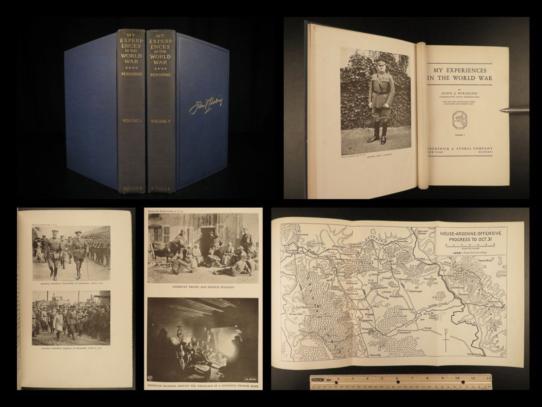 1931 1ed US General Pershing Experiences in World War (1 of 10)