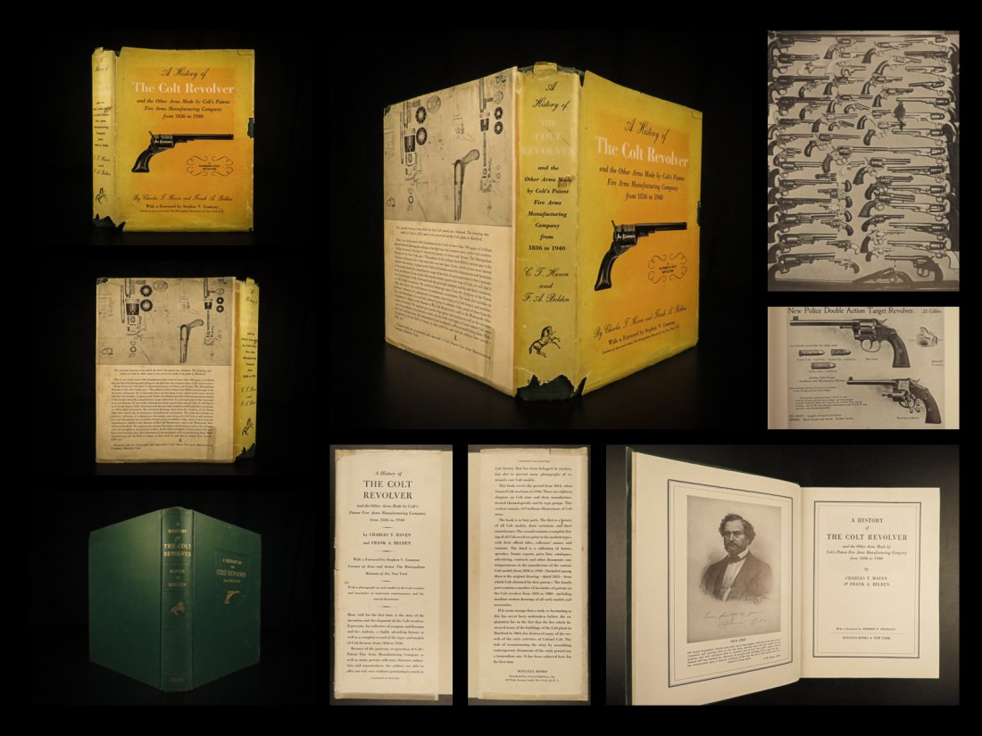 1940 1ed History of the COLT Revolver Pistols Guns: 1940 1ed History of the COLT Revolver Pistols Guns Revolver CIVIL WAR Gunslinger Colts Manufacturing Company is a United States firearms manufacturer. This book by Haven and Belden is a comprehensive 