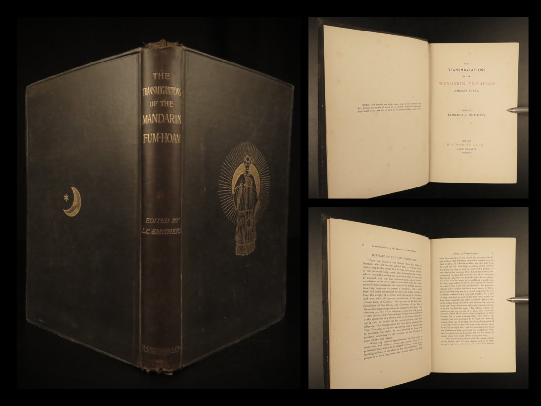 1894 CHINESE Fairy Tales Adventures of Mandarin Fum-Hoam China Gueullette: 1894 CHINESE Fairy Tales Adventures of Mandarin Fum-Hoam China Gueullette Thomas-Simon Gueullette was an 18th-century French playwright who is, curiously, best-known for his fairy tales. In his book T