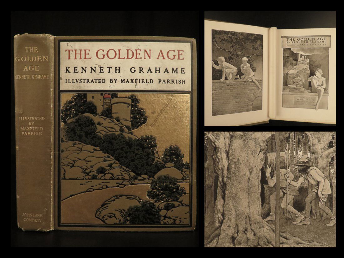 1900 Maxfield Parrish ART The Golden Age by Kenneth Grahame GREEK Mythology (1 of 10)