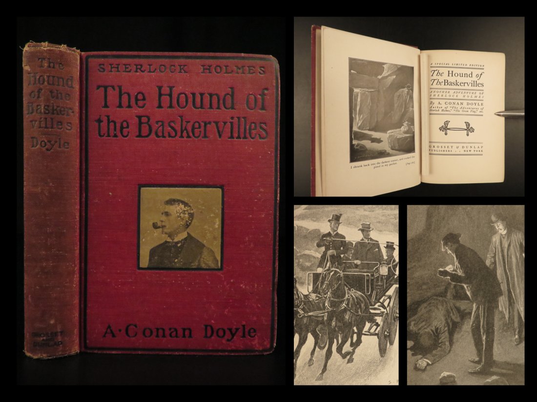 1902 Hound of the Baskervilles Sherlock Holmes Arthur Conan Doyle Adventure (1 of 10)