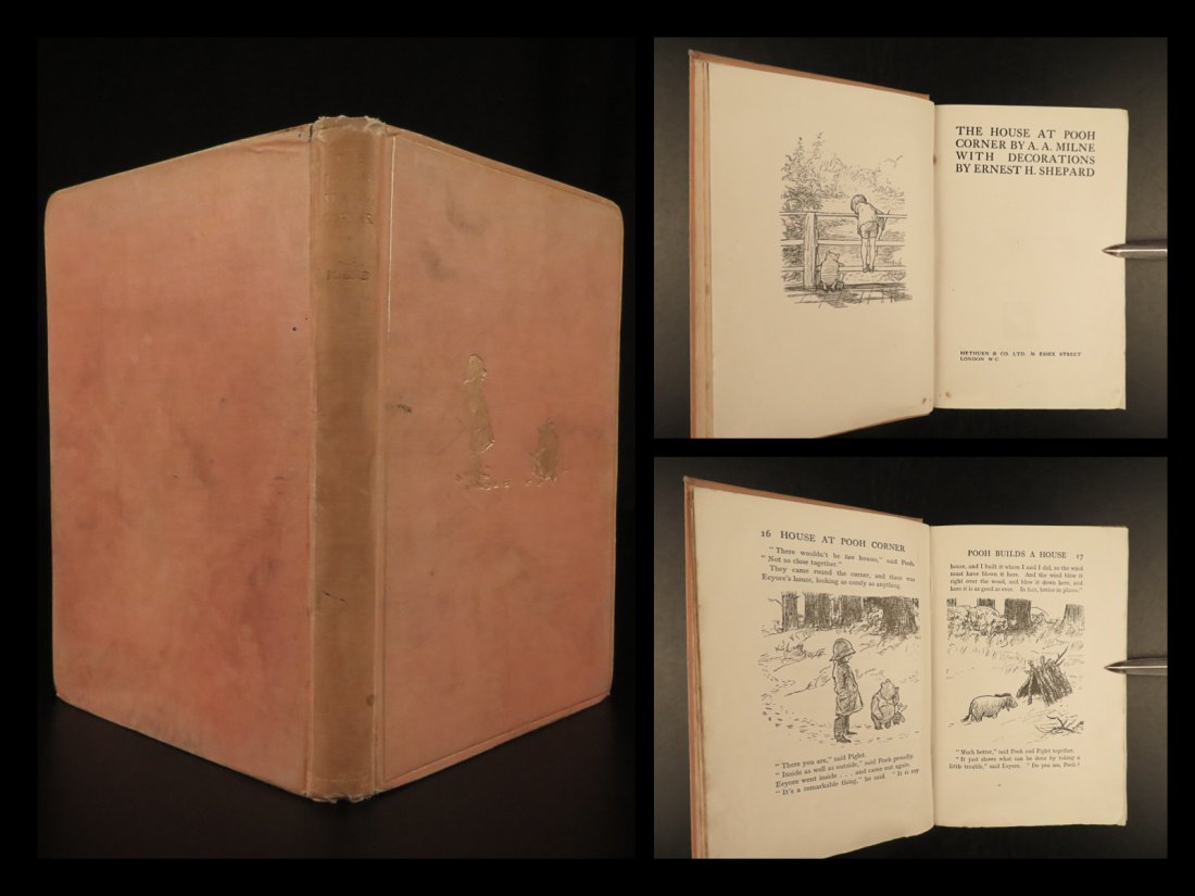 1928 1st/1st Winnie the Pooh House at Pooh Corner Milne & Shepard Illustrated: 1928 1st/1st Winnie the Pooh House at Pooh Corner Milne & Shepard Illustrated â€œSome people care too much. I think its called love.” â€• A.A. Milne, Winnie-the-Pooh Shortly after the s