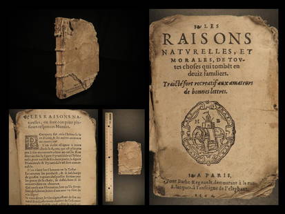 1561 Ancient Greek Philosophy Aristotle Cicero On Friendship Martial Plato RARE: 1561 Ancient Greek Philosophy Aristotle Cicero On Friendship Martial Plato RARE A curious, mid-16th-century collection of moral anecdotes and proverbs published under the title â€œNatural and Mora