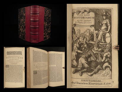 1678 LIVY History of Rome Ab Urbe Condita Caesar Augustus Punic WARS Elzevier: 1678 LIVY History of Rome Ab Urbe Condita Caesar Augustus Punic WARS Elzevier â€œMen of outstanding ability are more likely to lack the power of controlling their own people than of defeating an e