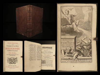 1696 Truth of Christianity Dutch Hugo Grotius De Veritate Religionis Christianae: 1696 Truth of Christianity Dutch Hugo Grotius De Veritate Religionis Christianae â€œNot to know certain things is a great part of wisdom.” â€“ Hugo Grotius Hugo Grotius was an early 17t