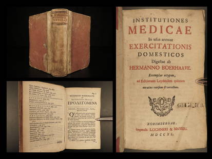 1740 Institutes of MEDICINE Physiology Boerhaave Female Reproduction Surgery: 1740 Institutes of MEDICINE Physiology Boerhaave Female Reproduction Surgery Herman Boerhaave was a 17th-century Dutch doctor known for being one of the most important Dutch physicians. He focused