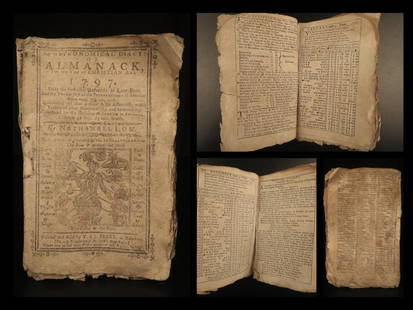 a1797 Boston Astronomical Diary 1st ed American Almanac Weather Patterns Astrology: a1797 Boston Astronomical Diary 1st ed American Almanac Weather Patterns Astrology Nathanael Lows Astronomical Diary is a rare, late 18th-century American almanac. Like many similar almanacs, this