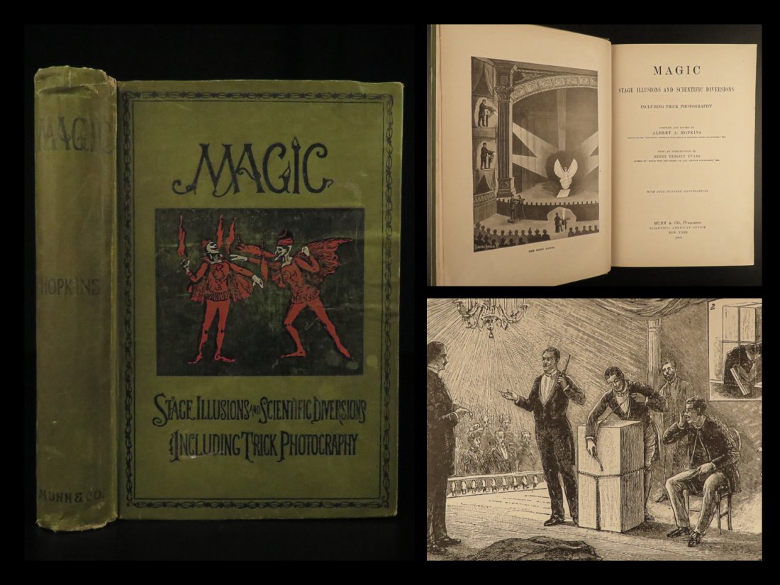 1906 Magic Stage Illusions TRICKS Occult Kinetoscope Camera Photography Ghosts (1 of 10)