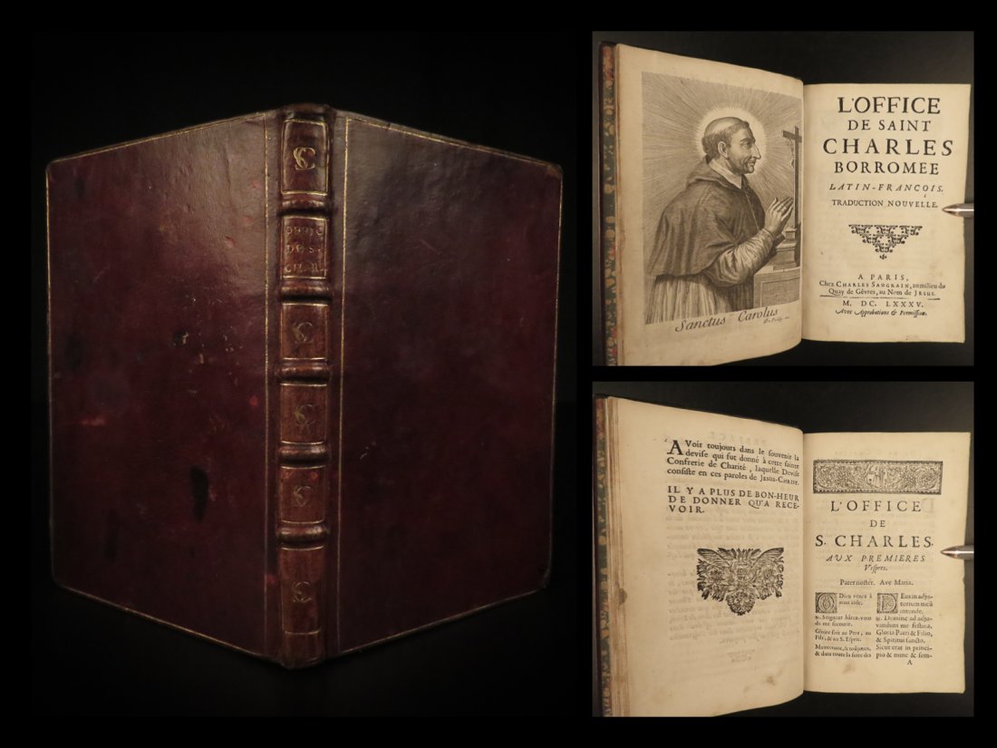 1685 Catholic Church Divine Office Mass Liturgy St Charles Borromeo Prayers RARE (1 of 10)